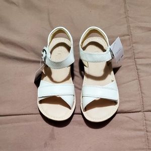 Girls white sandals